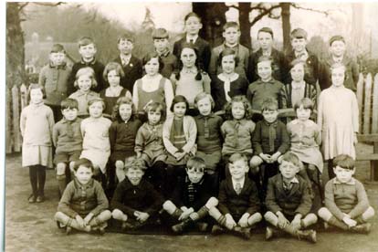 Husborne Crawley School group about 1930